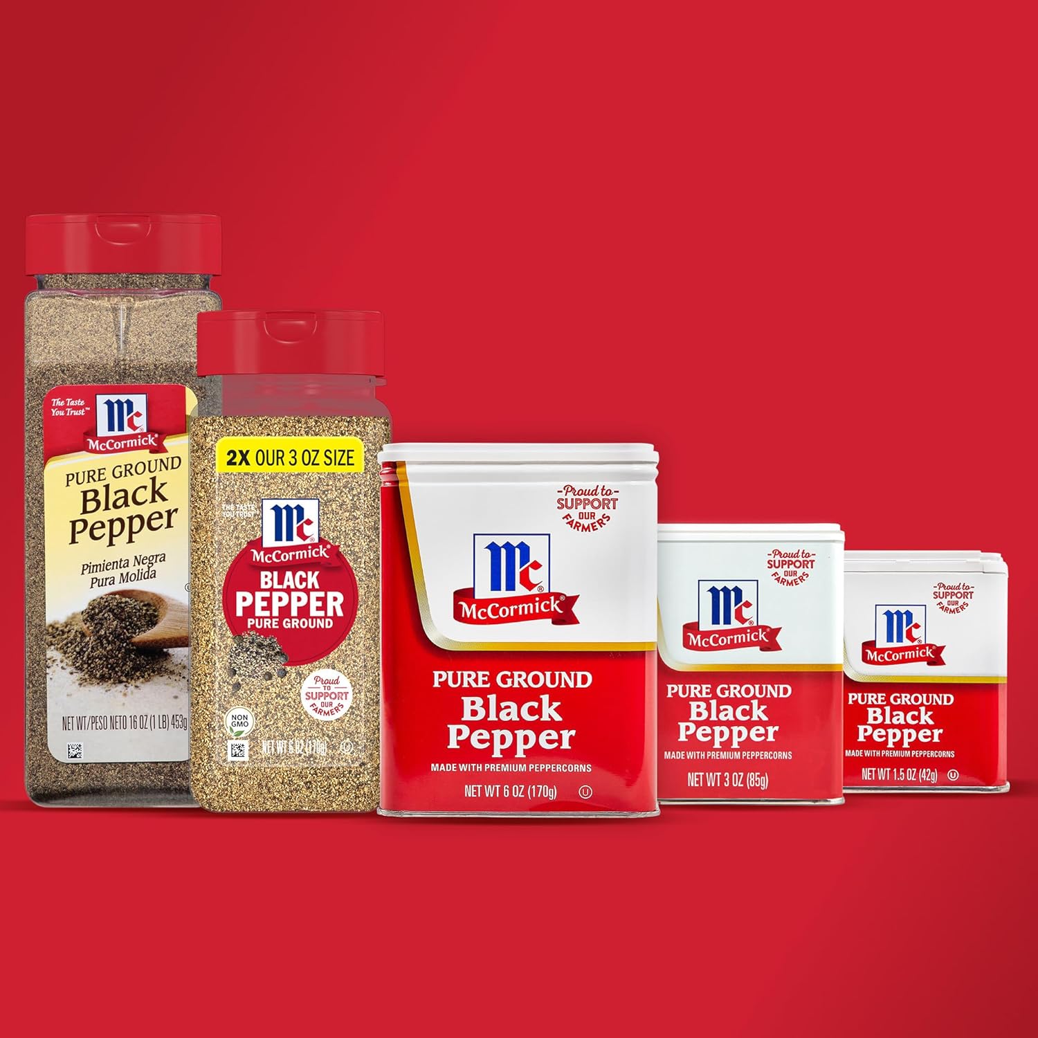 McCormick Pure Ground Black Pepper 3 oz – Clean-Ingredient Pantry Staple for Mindful Home Cooking