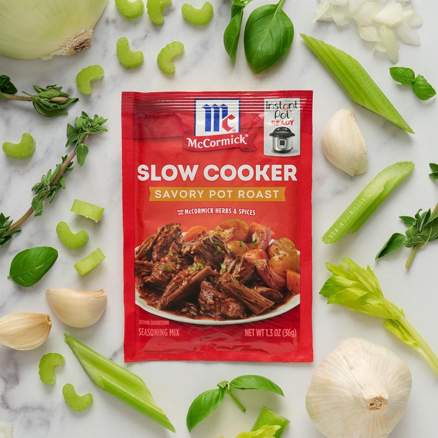 McCormick Slow Cooker Savory Pot Roast Seasoning – 10-Minute Active Prep for Hands-Off Weeknight Cooking