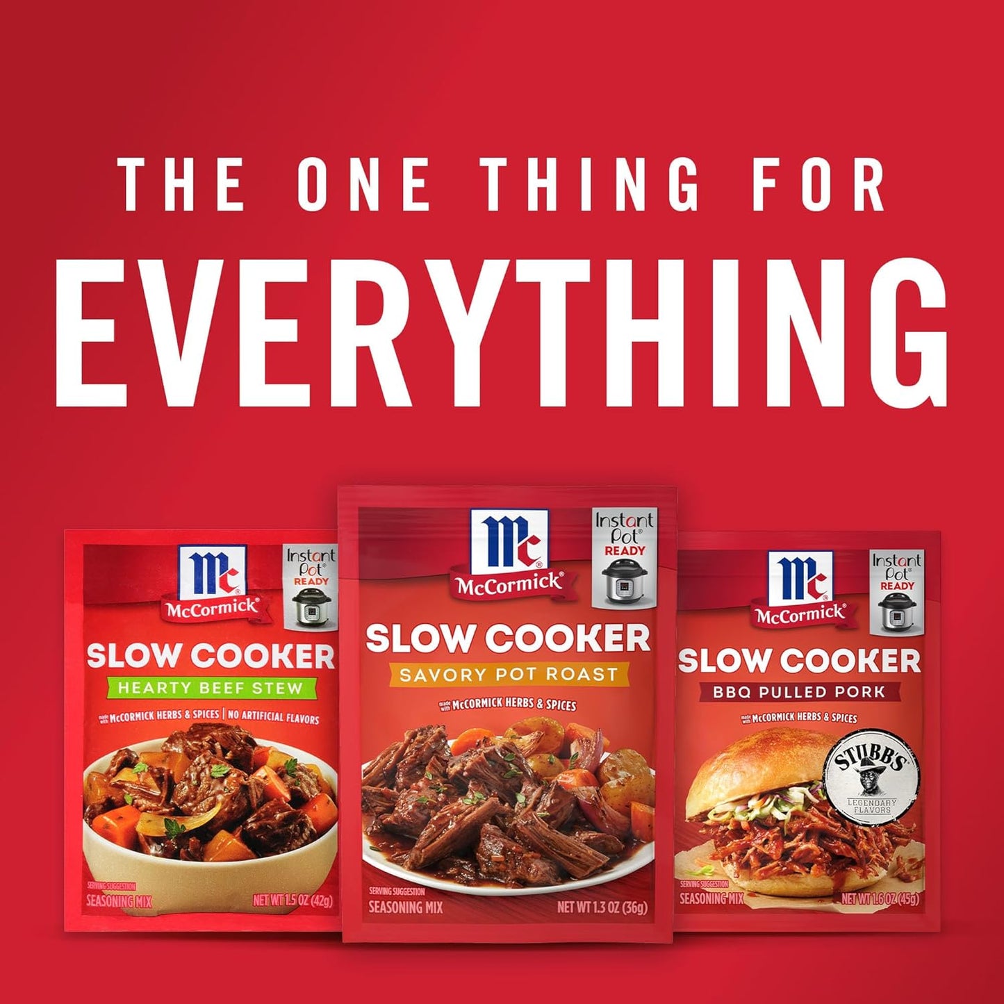 McCormick Slow Cooker Savory Pot Roast Seasoning – 10-Minute Active Prep for Hands-Off Weeknight Cooking