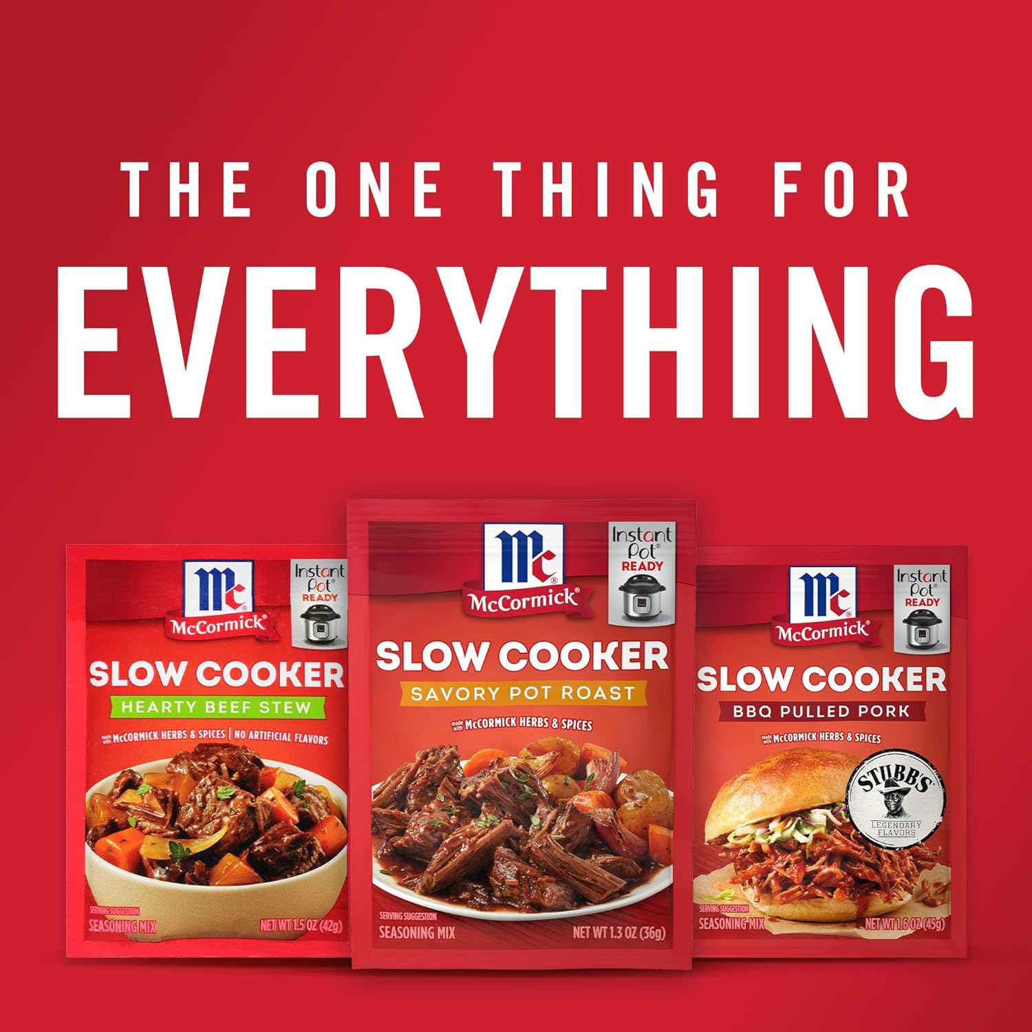 McCormick Slow Cooker Savory Pot Roast Seasoning – 10-Minute Active Prep for Hands-Off Weeknight Cooking