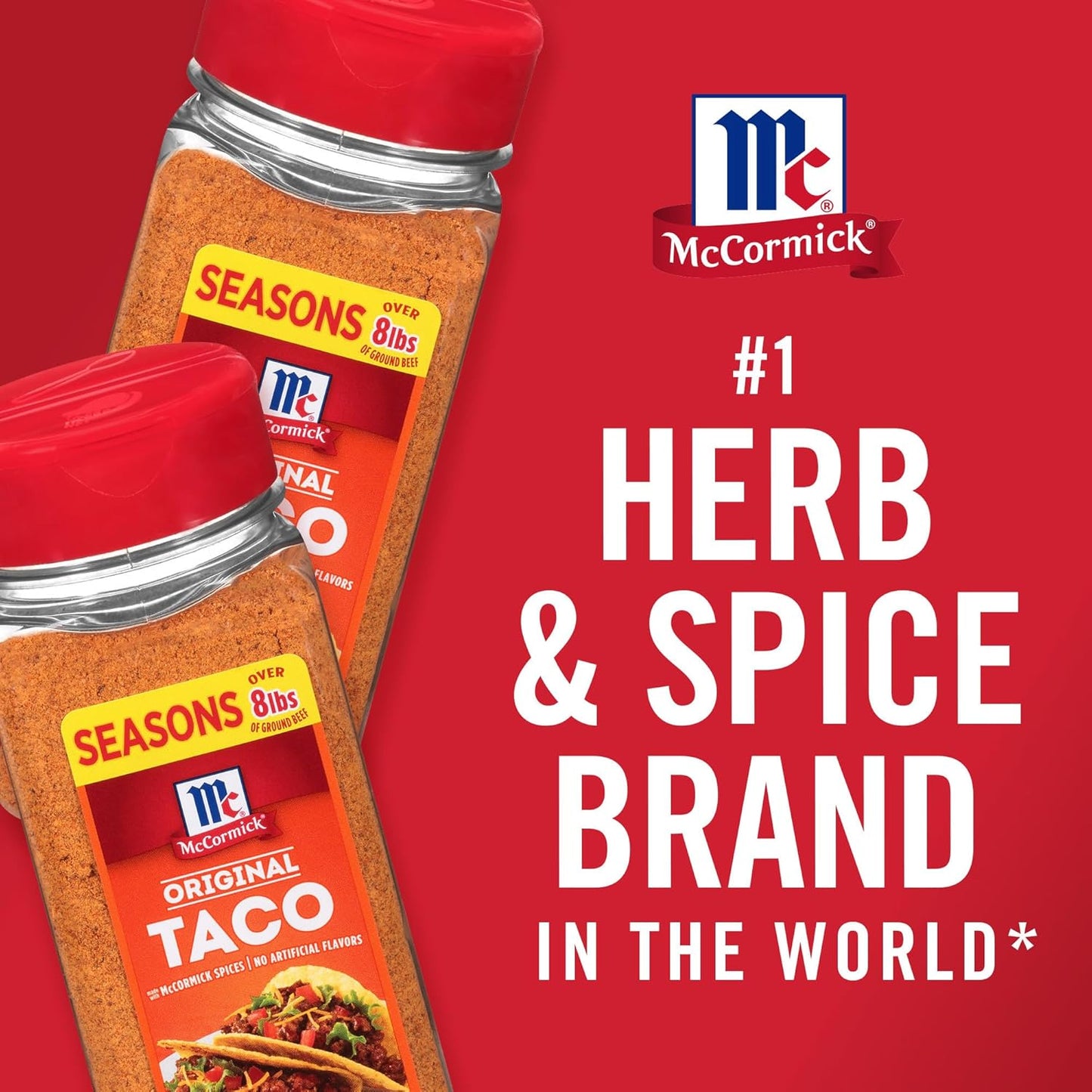 McCormick Taco Seasoning Mix – Family Taco Night Pantry Staple, 15-Minute Weeknight Dinner for Kids