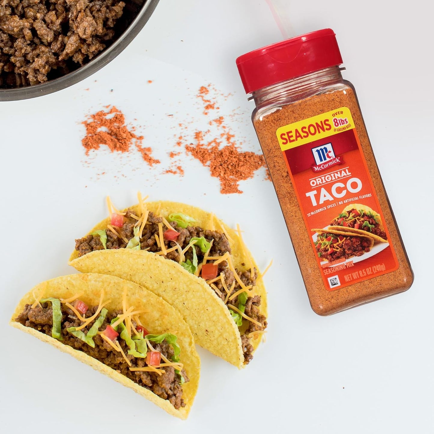 McCormick Taco Seasoning Mix – Family Taco Night Pantry Staple, 15-Minute Weeknight Dinner for Kids
