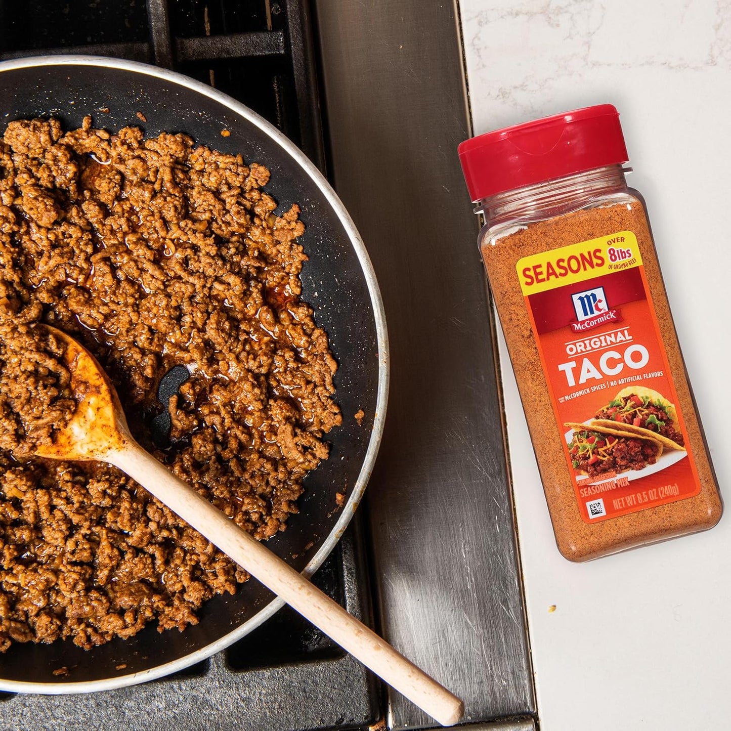 McCormick Taco Seasoning Mix – Family Taco Night Pantry Staple, 15-Minute Weeknight Dinner for Kids