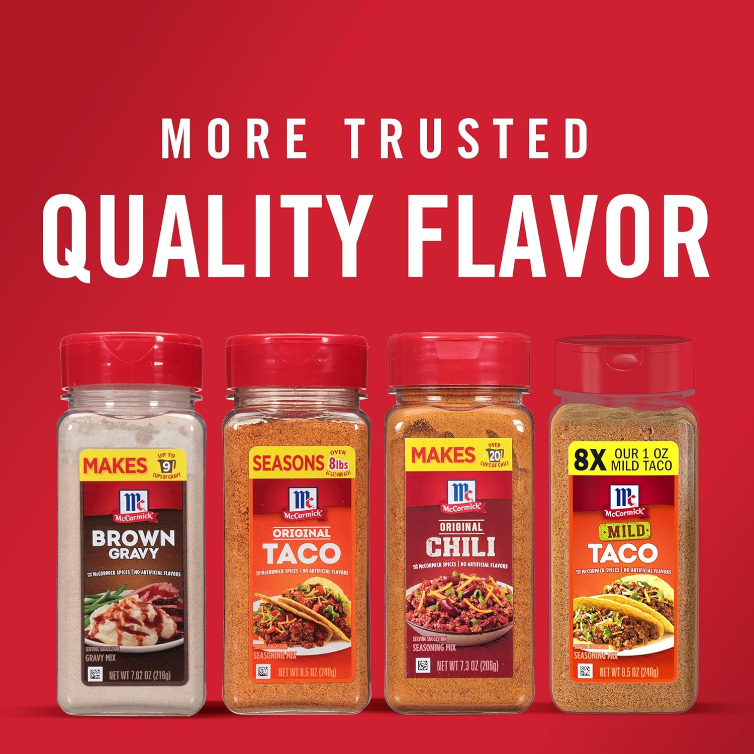 McCormick Taco Seasoning Mix – Family Taco Night Pantry Staple, 15-Minute Weeknight Dinner for Kids