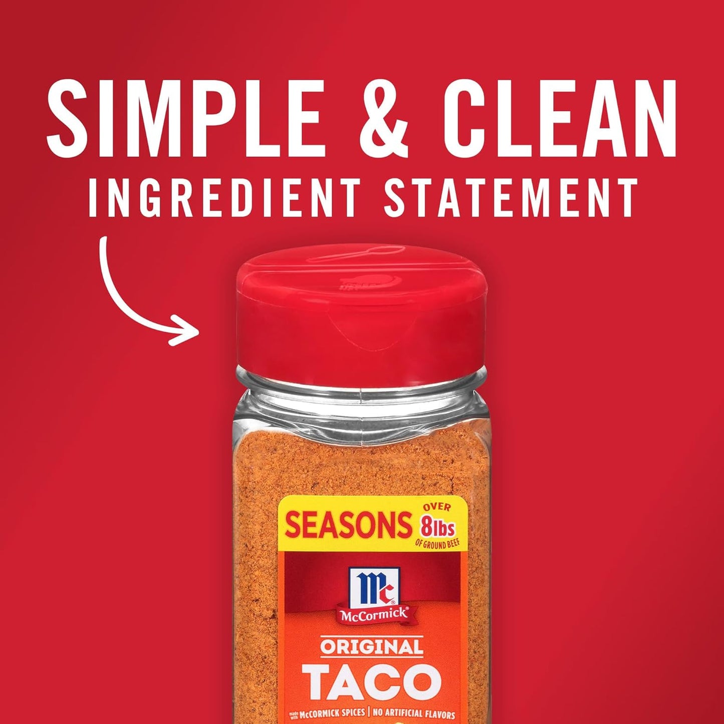 McCormick Taco Seasoning Mix – Family Taco Night Pantry Staple, 15-Minute Weeknight Dinner for Kids