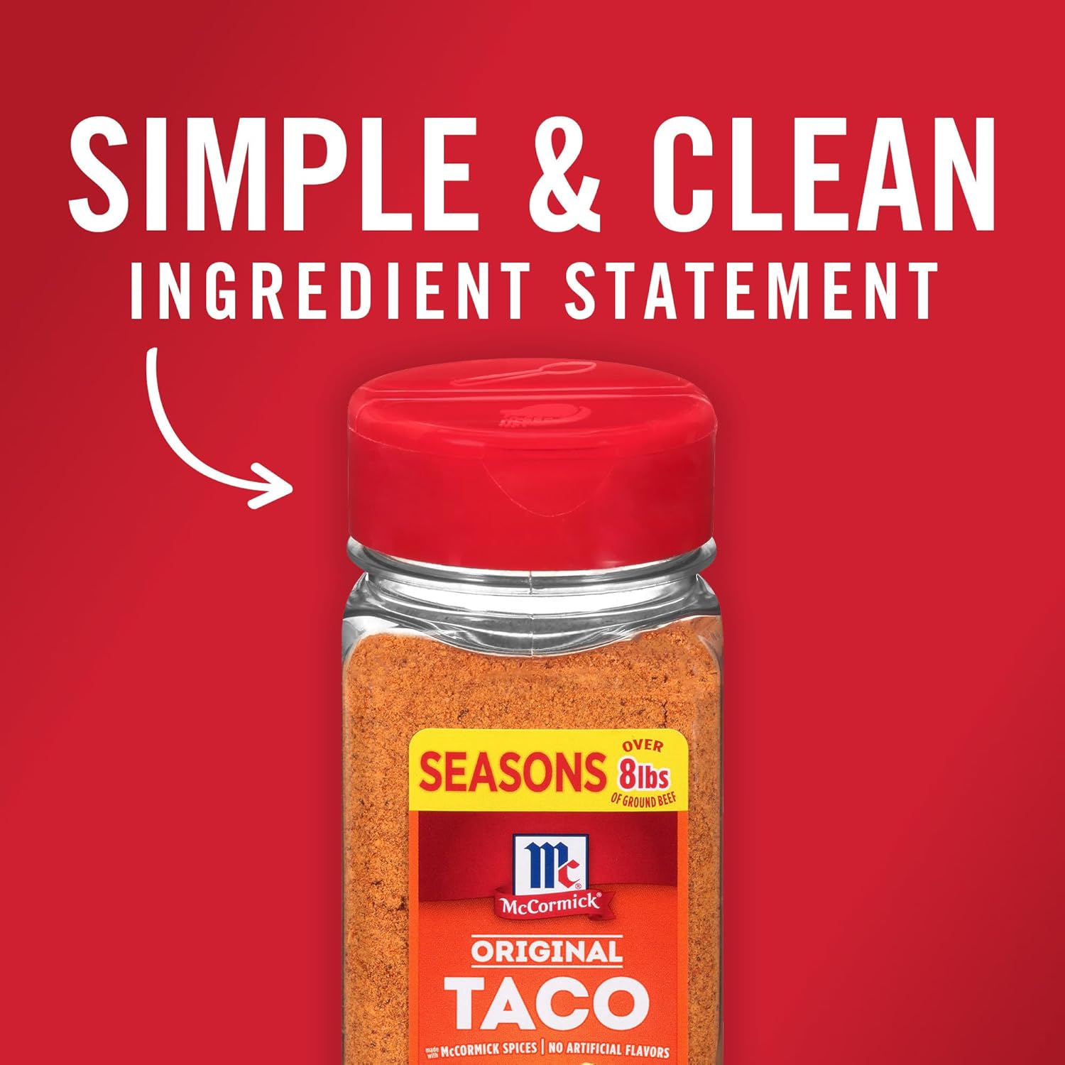McCormick Taco Seasoning Mix – Family Taco Night Pantry Staple, 15-Minute Weeknight Dinner for Kids