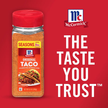 McCormick Taco Seasoning Mix – Family Taco Night Pantry Staple, 15-Minute Weeknight Dinner for Kids
