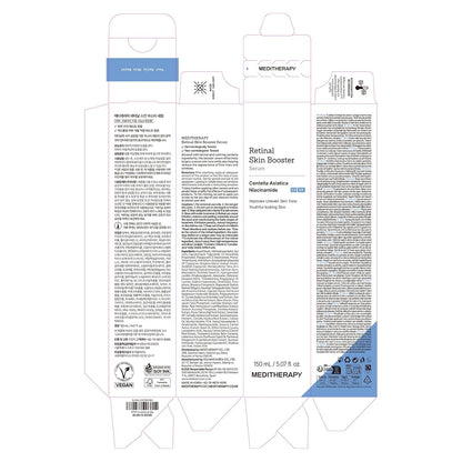 MEDITHERAPY Retinal Skin Booster Serum 5.07 fl oz | Wind-Down Evening Serum for Face, Neck and Legs, Fragrance-Free K-Beauty Retinal Booster