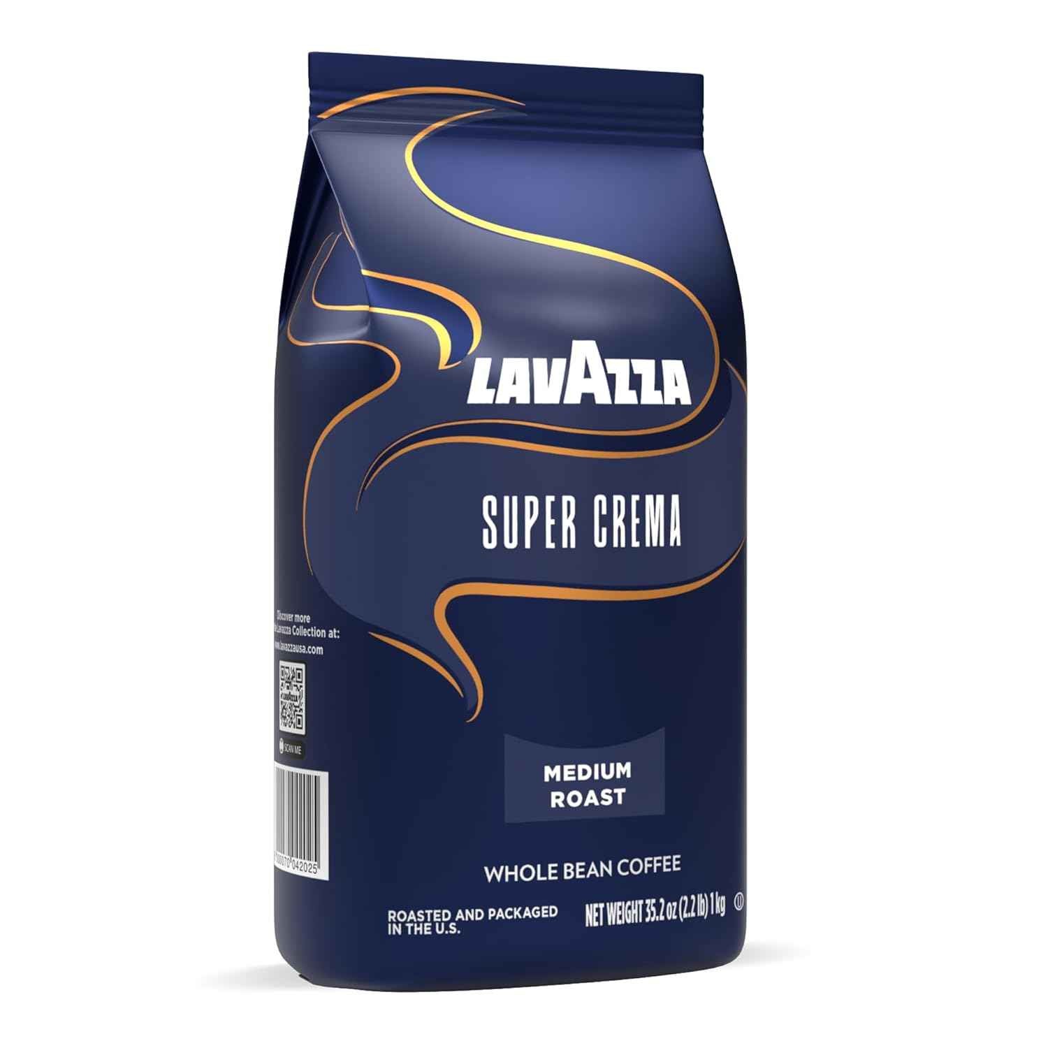 Lavazza Super Crema Whole Bean Coffee – Premium European Espresso Experience for the Connoisseur