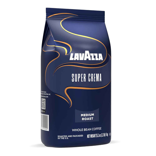 Lavazza Super Crema Whole Bean Coffee – Premium European Espresso Experience for the Connoisseur