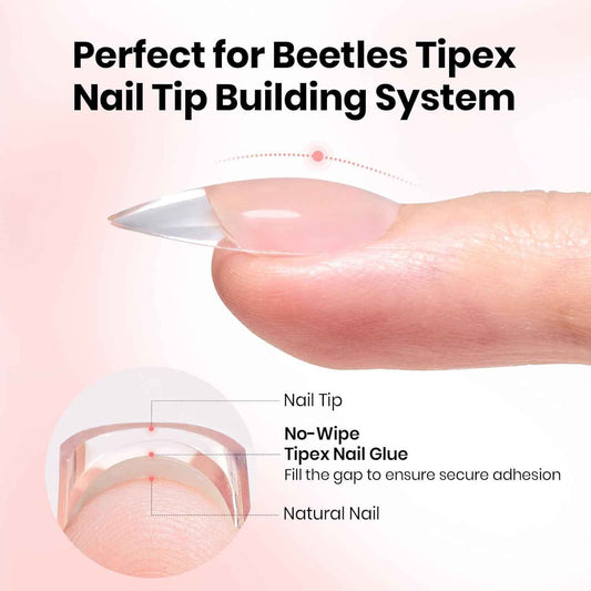Beetles No-Hold Gel for Tipex Tips – Salon Workstation Productivity Boost for Multi-Finger Curing