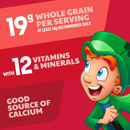 Lucky Charms Gluten Free Cereal with Marshmallows – Fun Kids Breakfast for the Family Table, Limited Edition Jumbo Rainbows, Mega 26.1 oz Box