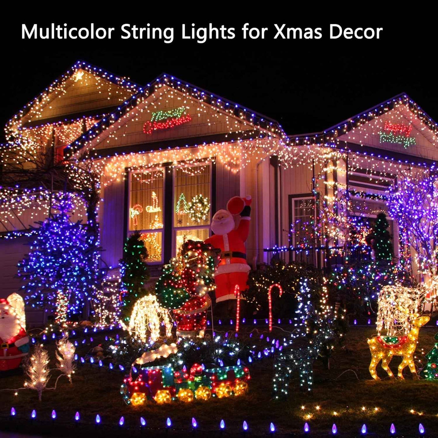 Toodour Solar String Lights – Thoughtful Housewarming Gift for Her, 200 LED Outdoor and Indoor Decor