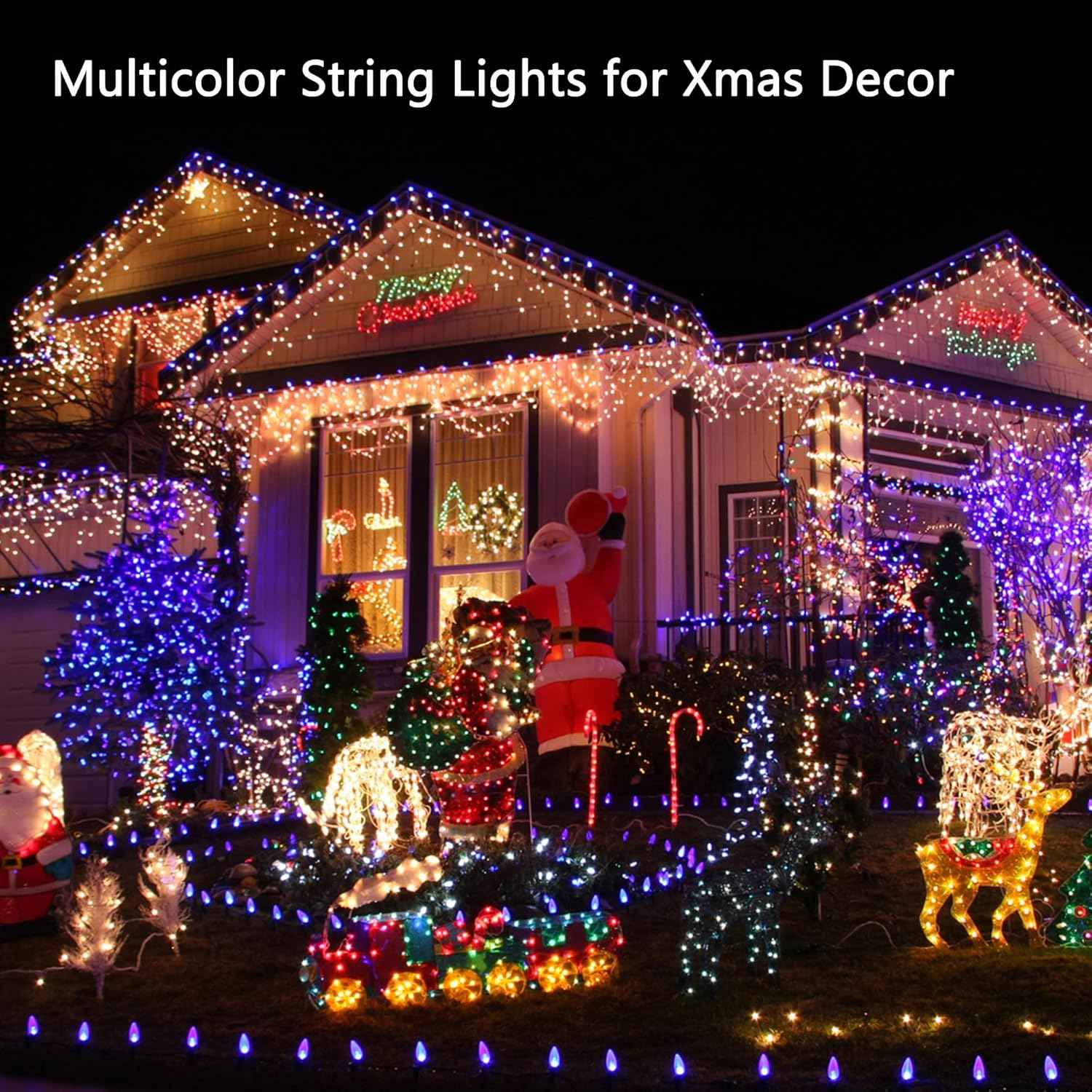 Toodour Solar String Lights – Thoughtful Housewarming Gift for Her, 200 LED Outdoor and Indoor Decor