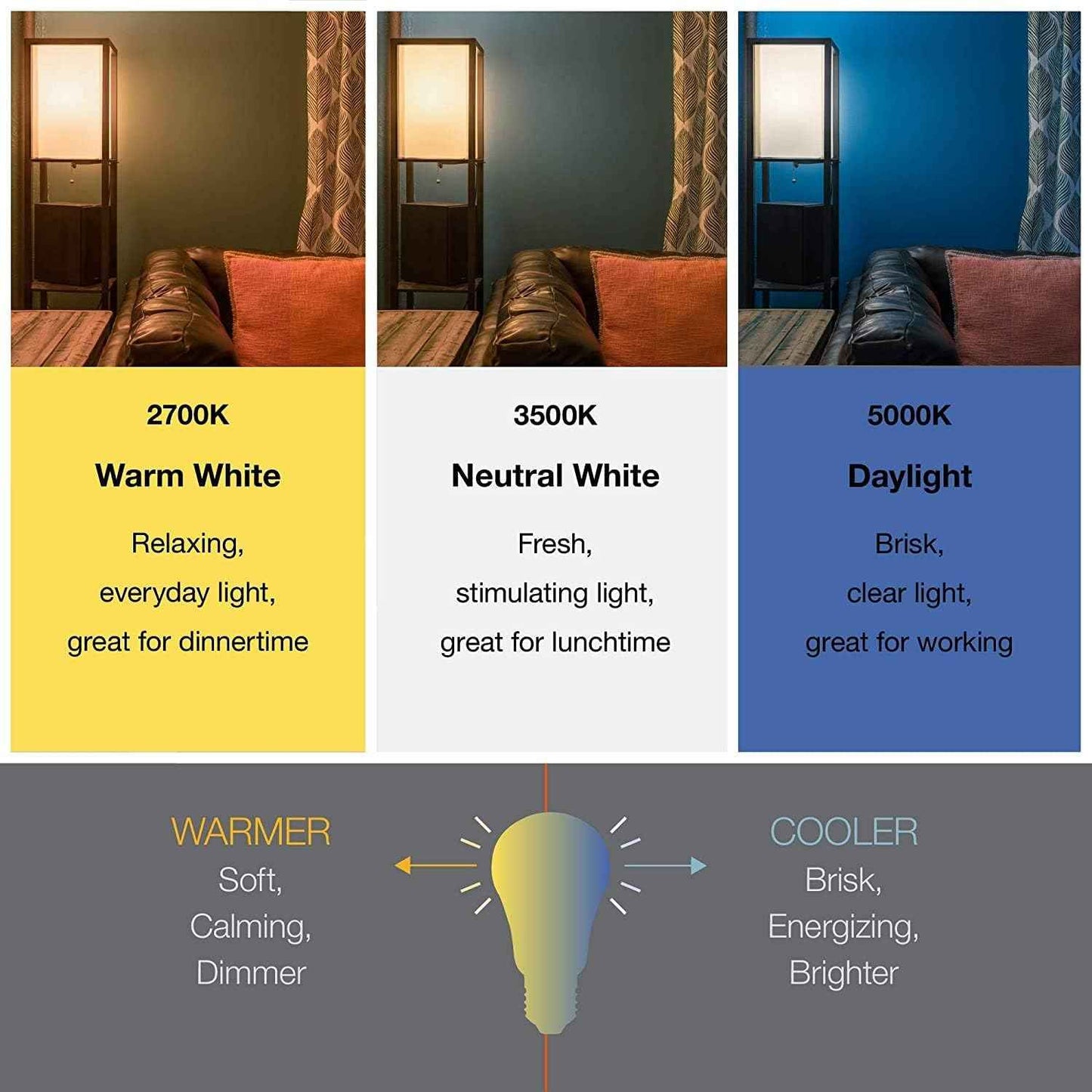 SYLVANIA ECO LED A19 60W Equivalent – Clean Frosted Soft White Bulb for Minimalist Living Rooms and Simple Home Design