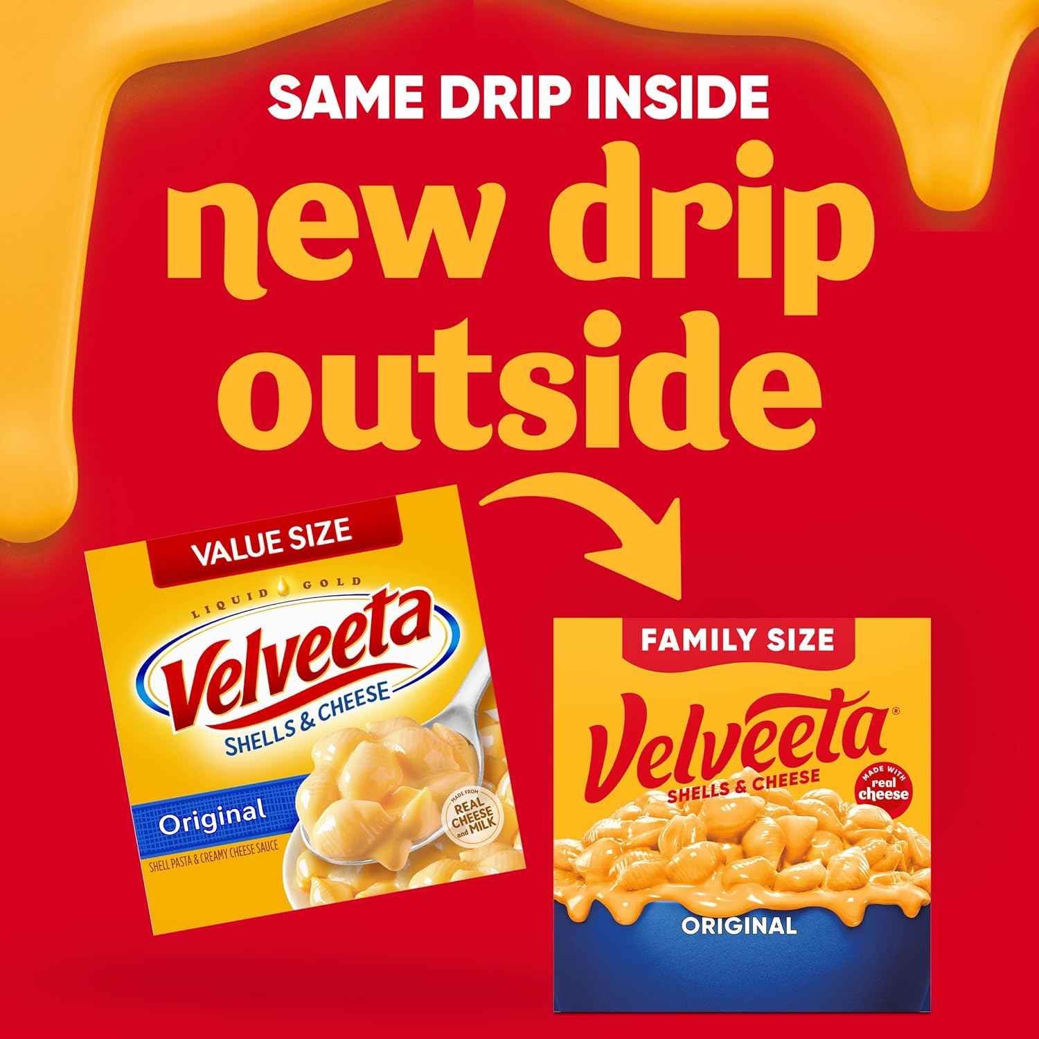 Velveeta Shells & Cheese Original 24 oz Box – Fast Dorm Room Pantry Meal for Late Night Study Fuel