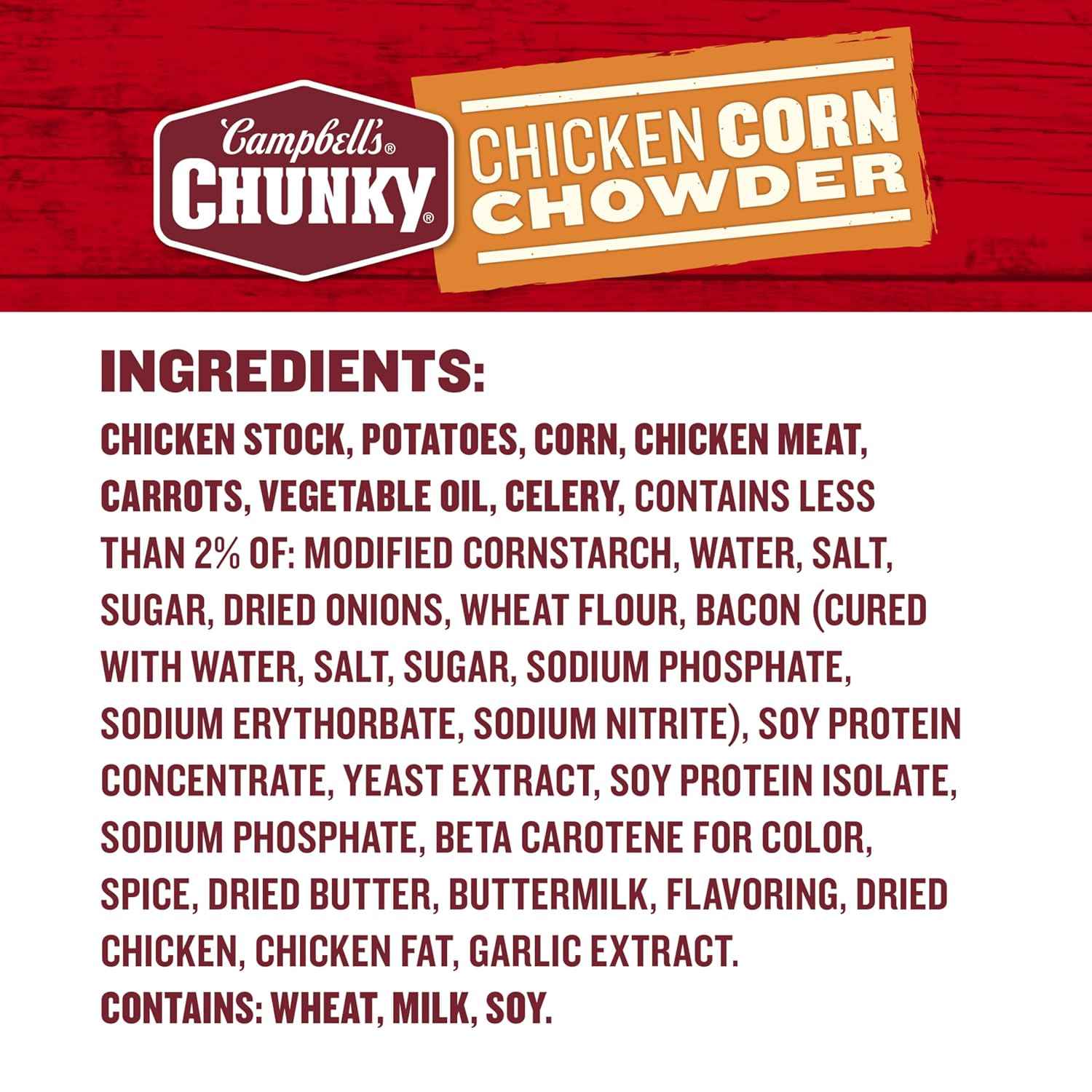 Campbell's Chunky Soup with Country Vegetables – Filling Single-Serve Meal for Calorie-Conscious Routines, 18.8 Oz