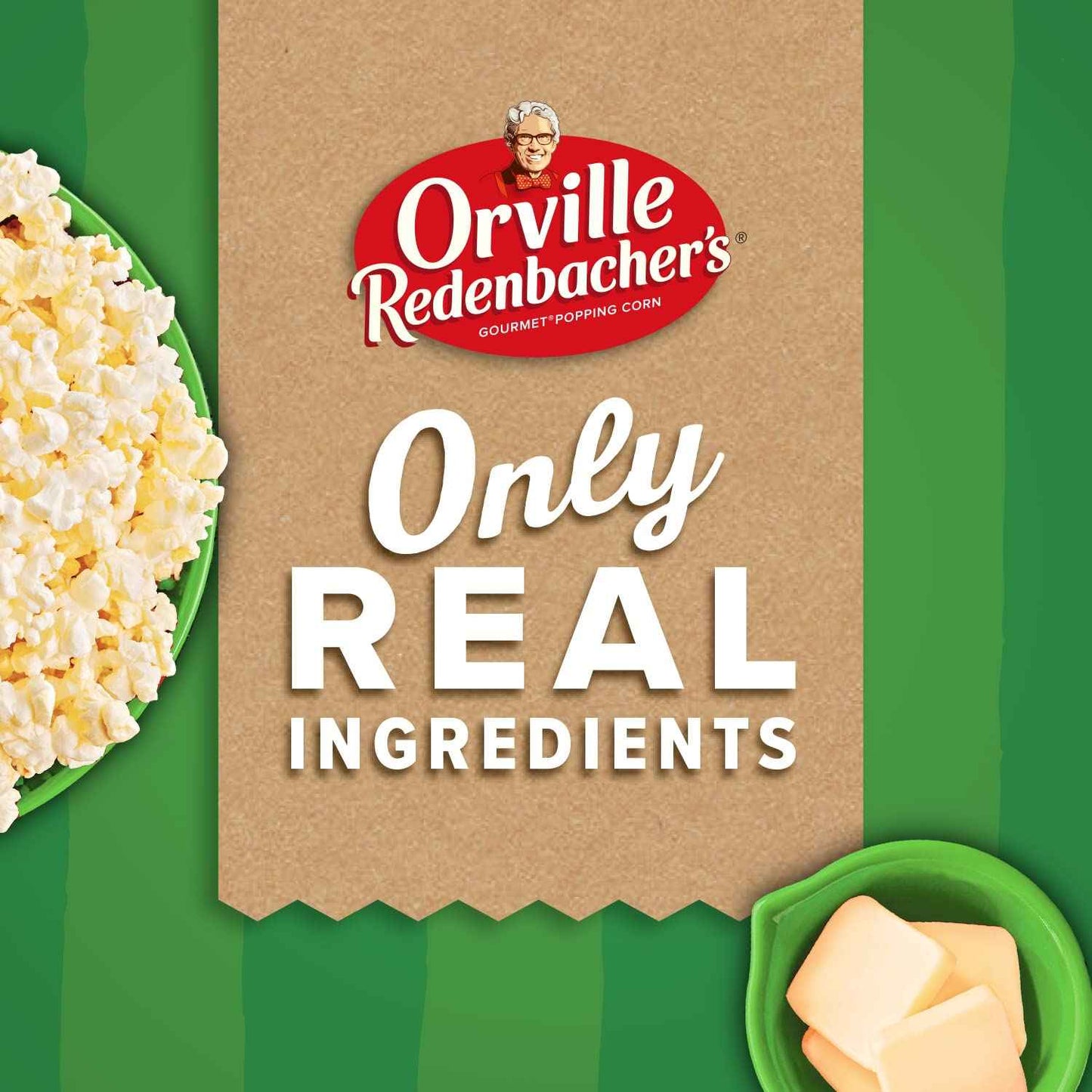 Orville Redenbacher's SmartPop! Butter Microwave Popcorn 12-Count – 94% Fat Free, Gluten-Free Snack for Home Office and Mindful Snacking