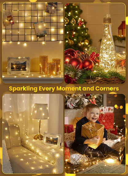 Minetom Battery Operated Fairy Lights – Thoughtful Birthday Gift for Her, Remote Controlled Bedroom Decor