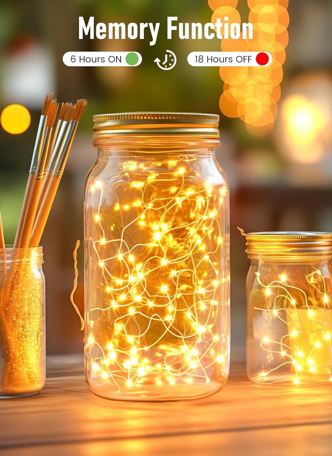 Minetom Twinkle Fairy Lights – Thoughtful Birthday Gift for Her, 33 ft USB String Lights with Remote and Timer for Cozy Bedroom Setup