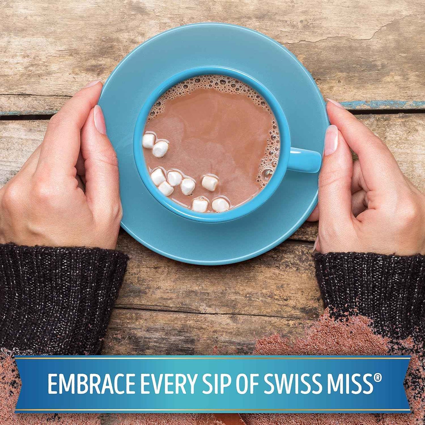 Swiss Miss Hot Cocoa with Marshmallows – Afternoon Desk Pick-Me-Up for Home Office and Remote Work