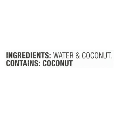 minimal three-ingredient formula: coconut, water, guar gum