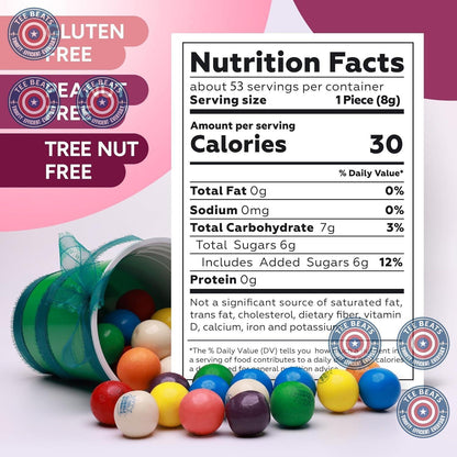 MiniMax 1 Inch Colorful Gumballs Fun Gift for Women and Moms Hosting Baby Showers and Themed Events