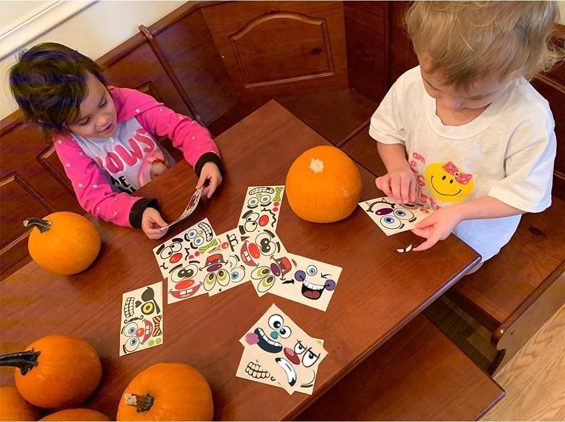 MiniPumpkin Peel-and-Stick Faces – Kid-Friendly Halloween Craft for Home and Classroom