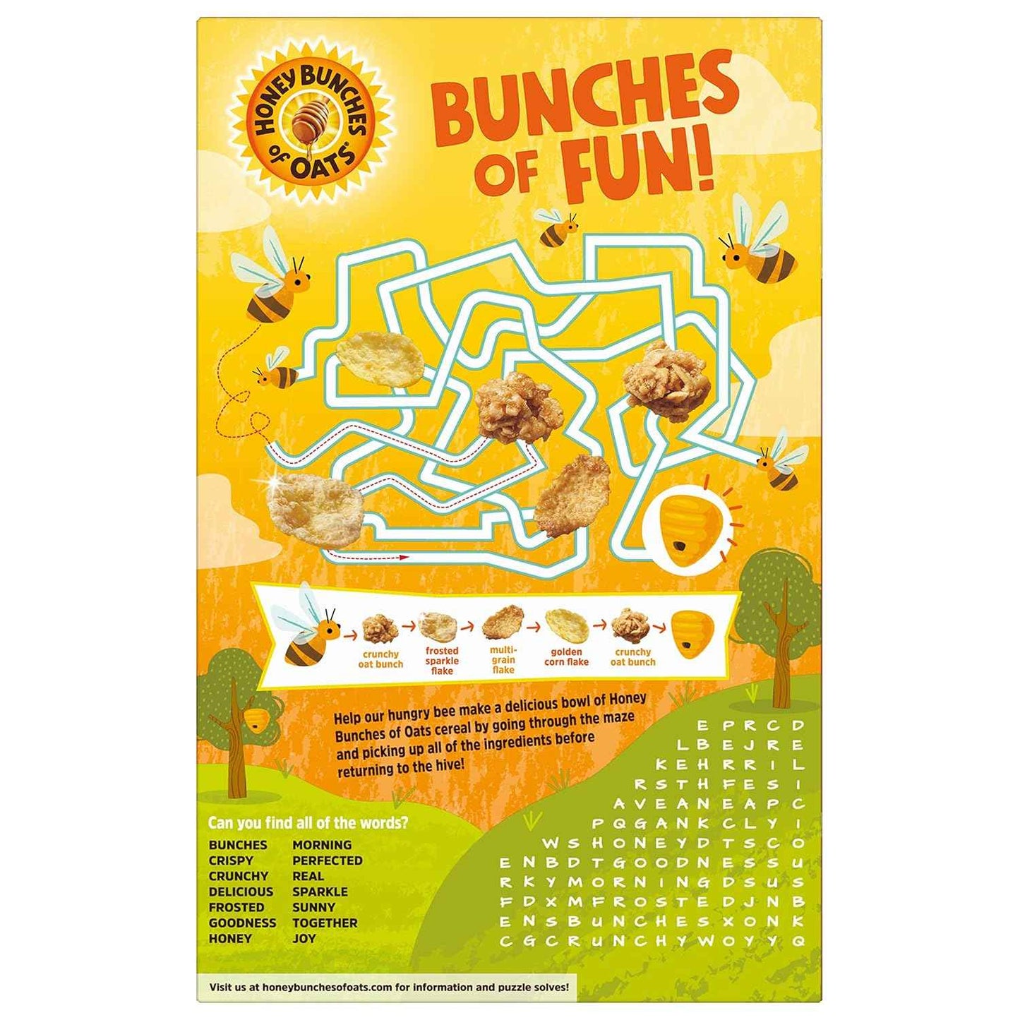 Honey Bunches of Oats Honey Roasted Cereal – Thoughtful Housewarming Gift Basket Staple for New Homeowners