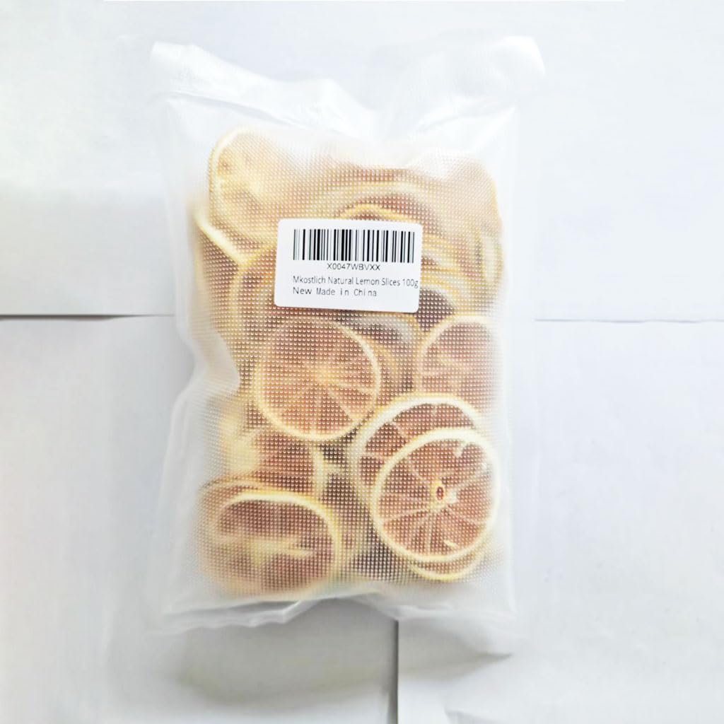Mkostlich Dried Citrus Slices for Display Jars and Open Shelf Styling, Decorative Lemon and Orange Garnish for Cozy Kitchens