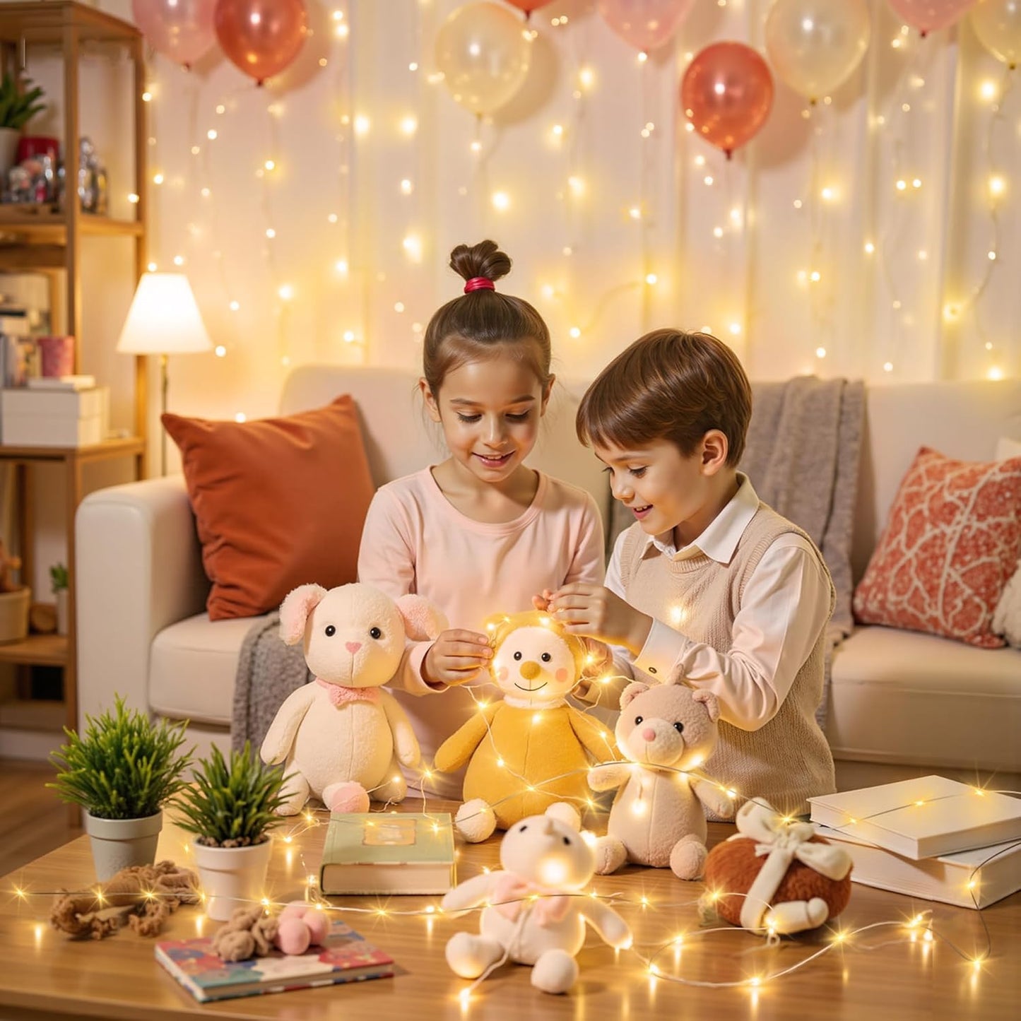 Mlambert LED Fairy Lights with Timer – Thoughtful Birthday Gift for Her, Rechargeable Cozy Bedroom Decor for Mom and Friends