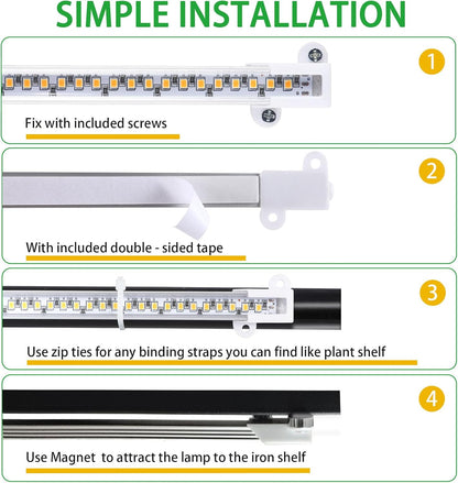 modular strip count: 1, 2, 3, or 4 strips (also sold in 2-pack and 3-pack bundles)