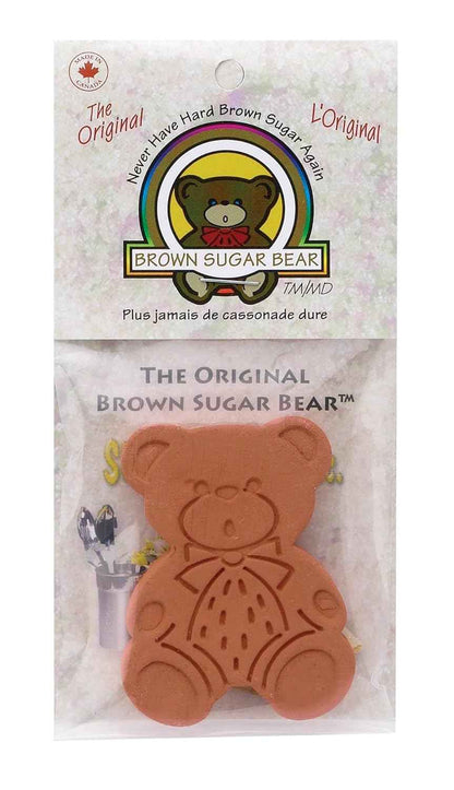 Brown Sugar Bear Original Brown Sugar Softener – Practical Birthday Gift for Mom and Her Home Baking Pantry, Terracotta 2 Pack