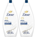 Dove Body Wash 2-Pack – Deeply Nourishing Daily Shower Ritual for Dry, Sensitive Skin