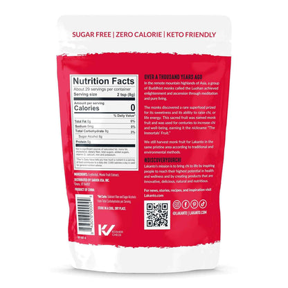 Lakanto Classic Monk Fruit Sweetener with Erythritol – Zero Calorie Sugar Replacement for Mindful Keto Wellness Routines
