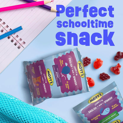 Mott's Fruit Flavored Snacks – Lunch Box Snack for School-Age Kids, Gluten Free 22 Pouch Value Pack