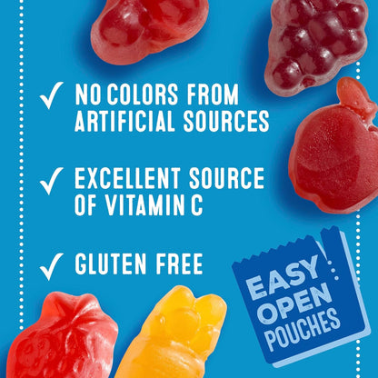 Mott's Fruit Flavored Snacks – Lunch Box Snack for School-Age Kids, Gluten Free 22 Pouch Value Pack