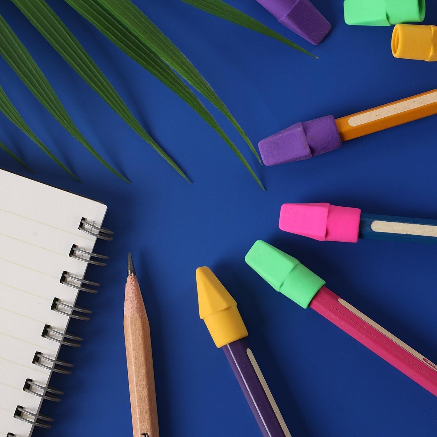 Mr. Pen- Latex-Free Pencil Cap Erasers in 38 Colors, Thoughtful Bulk Gift for Teachers, Homeschool Parents, and Stocking Stuffers