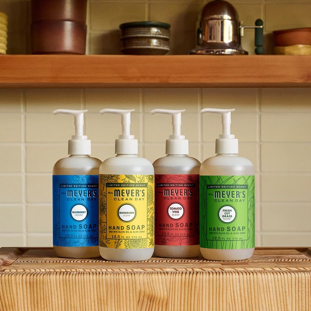 Mrs. Meyer's Clean Day Blueberry Hand Soap — Calming Kitchen Sink Ritual for Mindful Home Wellness Routines