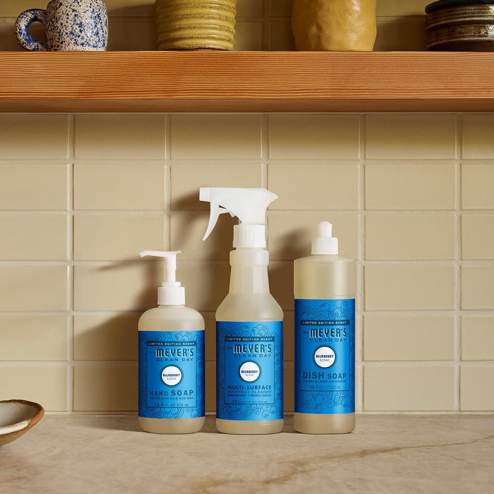 Mrs. Meyer's Clean Day Blueberry Hand Soap — Calming Kitchen Sink Ritual for Mindful Home Wellness Routines