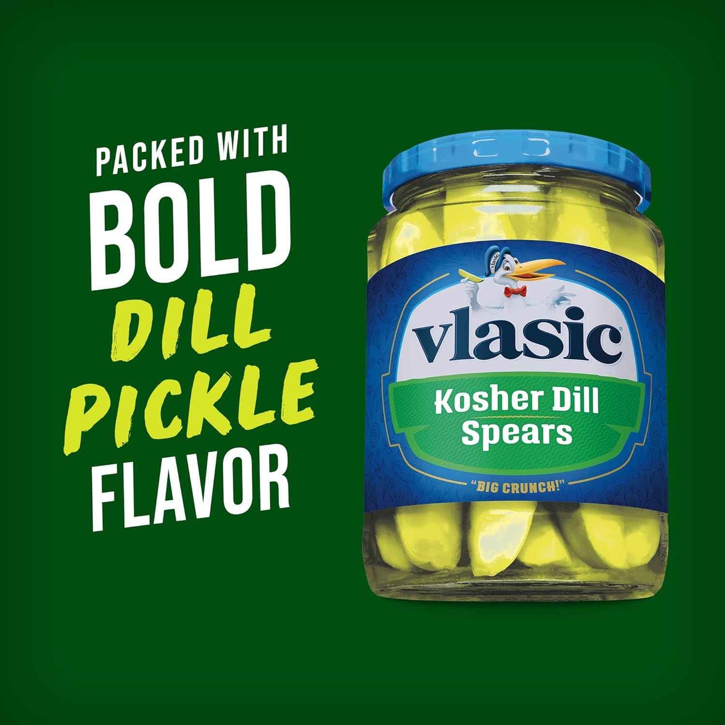 BIGS Sunflower Seeds Vlasic Dill Pickle 16 oz – Truck Driver Snack for Long Hauls and Alert Driving