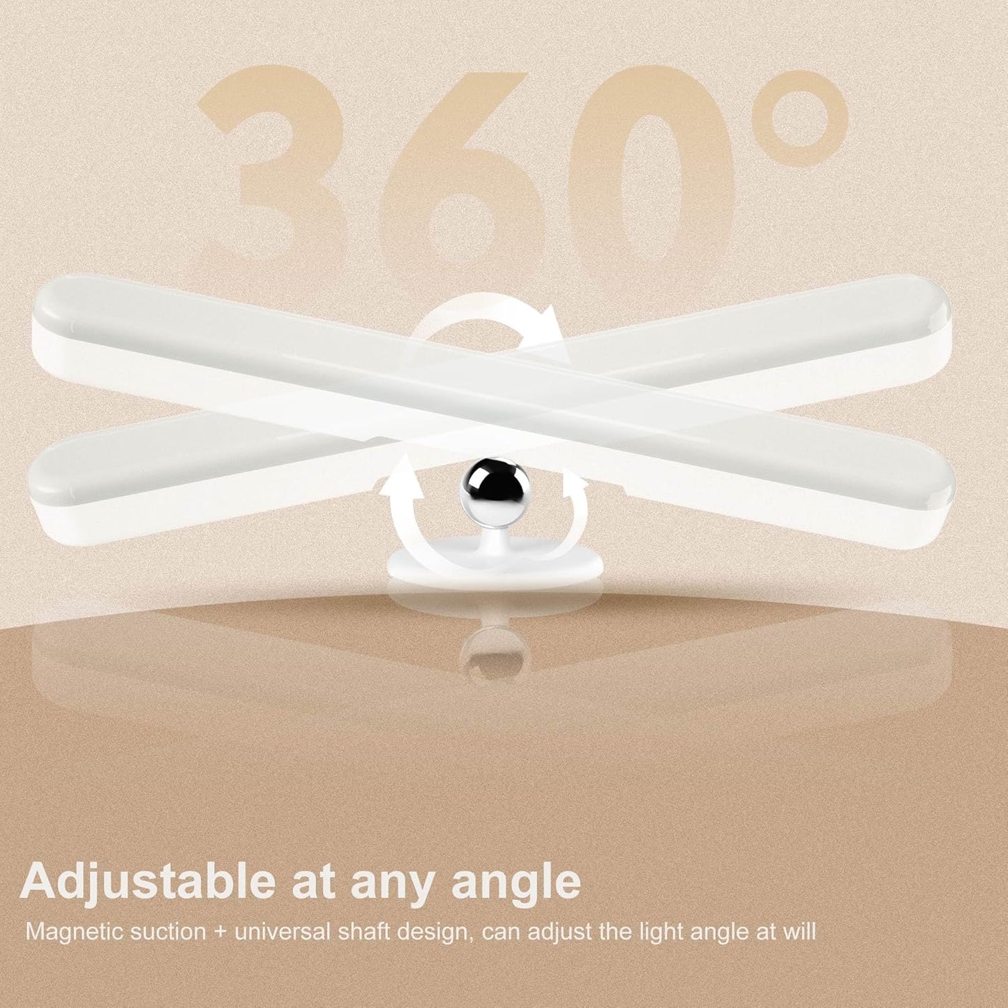 multi-angle adjustable light head for directional illumination