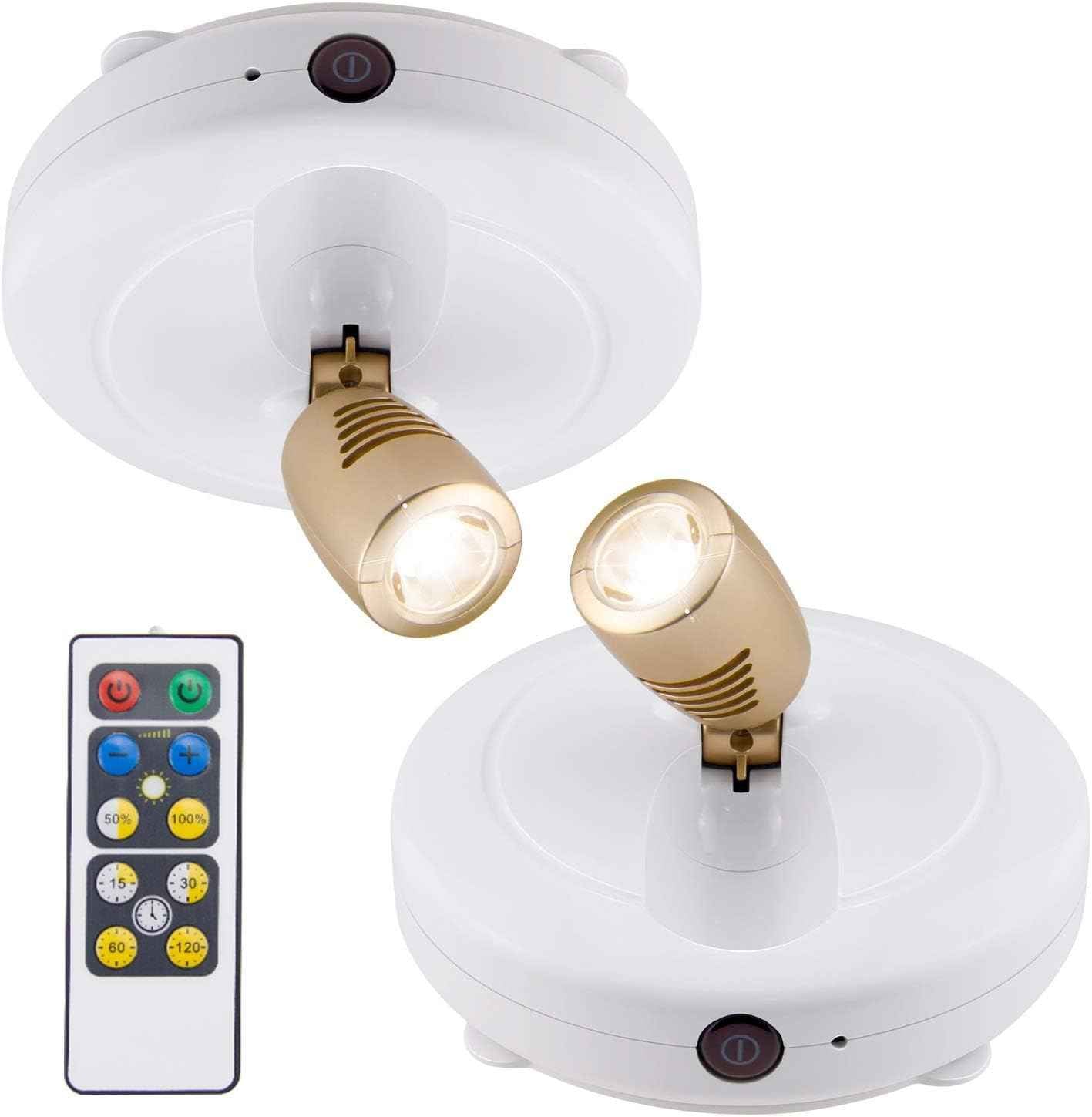 BIGLIGHT Battery Spotlight – Child and Pet-Safe Accent Light for Bedrooms, No Heat and No Open Flame