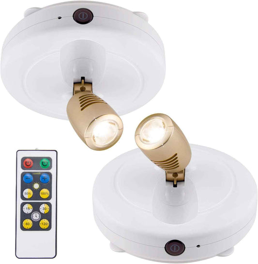 BIGLIGHT Battery Spotlight – Child and Pet-Safe Accent Light for Bedrooms, No Heat and No Open Flame