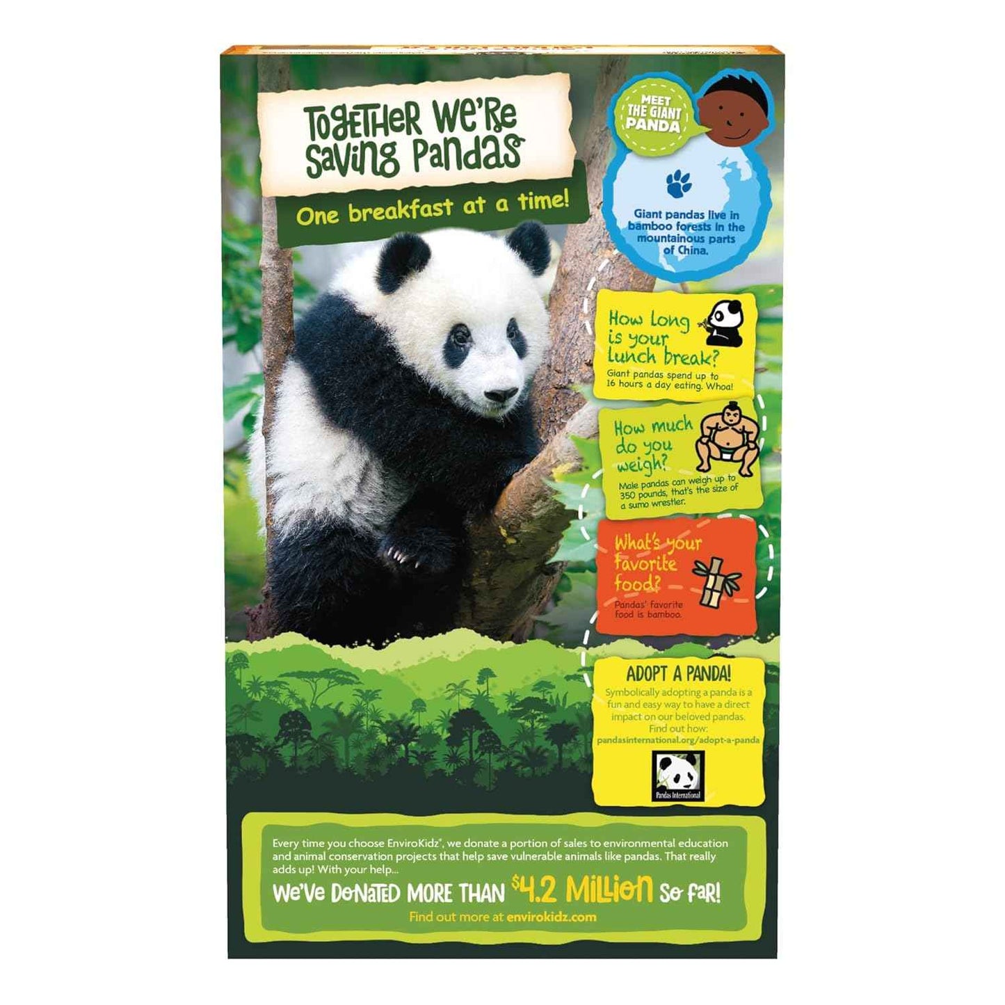 EnviroKidz Red Panda Puffs Cereal – Non GMO Gluten Free Cereal for Toxin Free Pantry and Self Care Morning Rituals