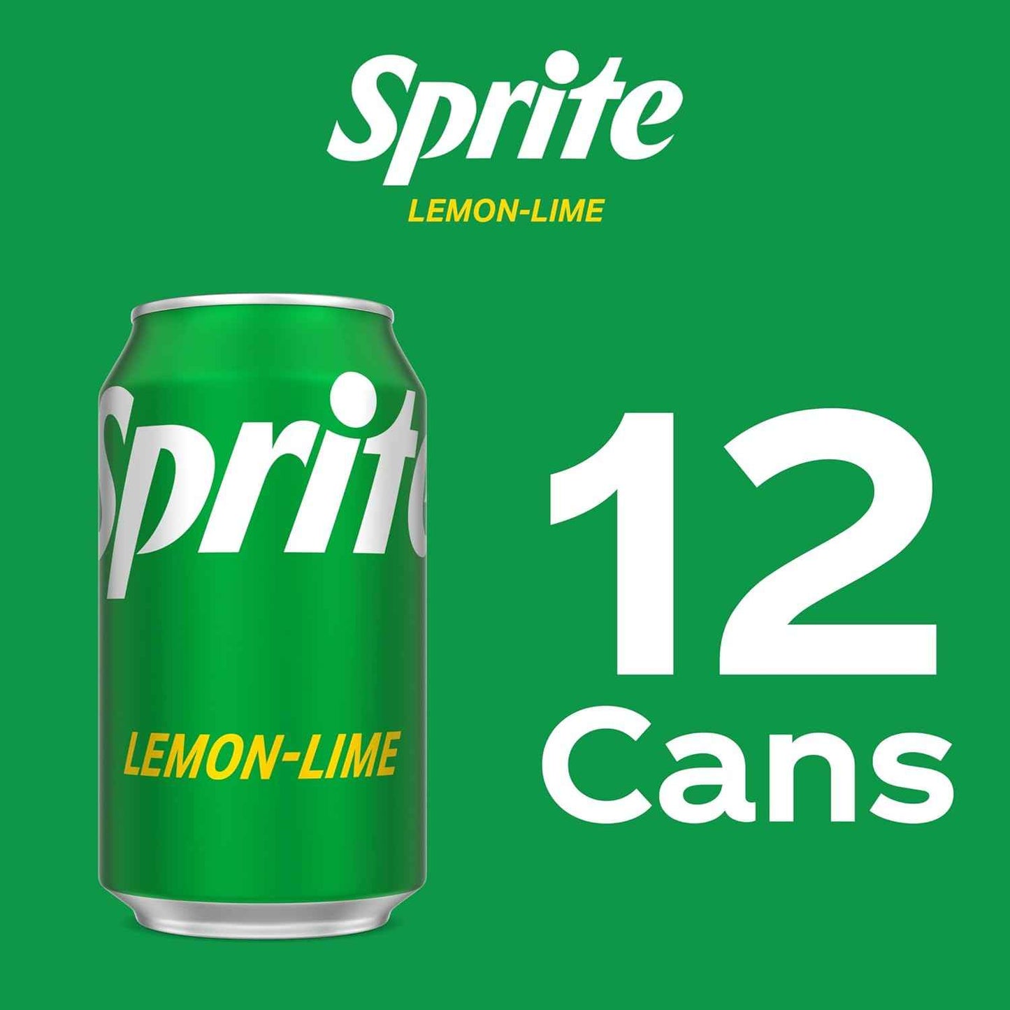 Sprite Zero Sugar – Caffeine-Free Zero Sugar Soda for Calorie-Conscious Drinkers, 12 oz, 12 Pack