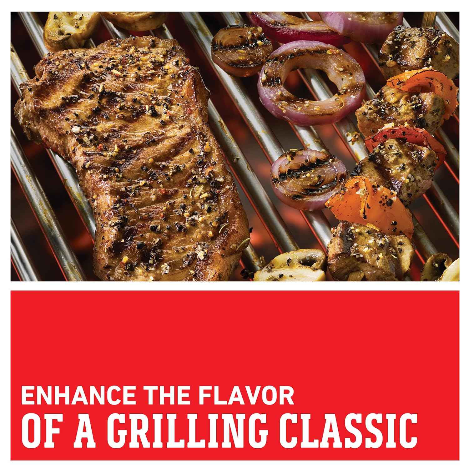 Weber Steak Seasoning – Portable 2.5 Ounce Shaker for Camping, Tailgates, and Patio Grilling
