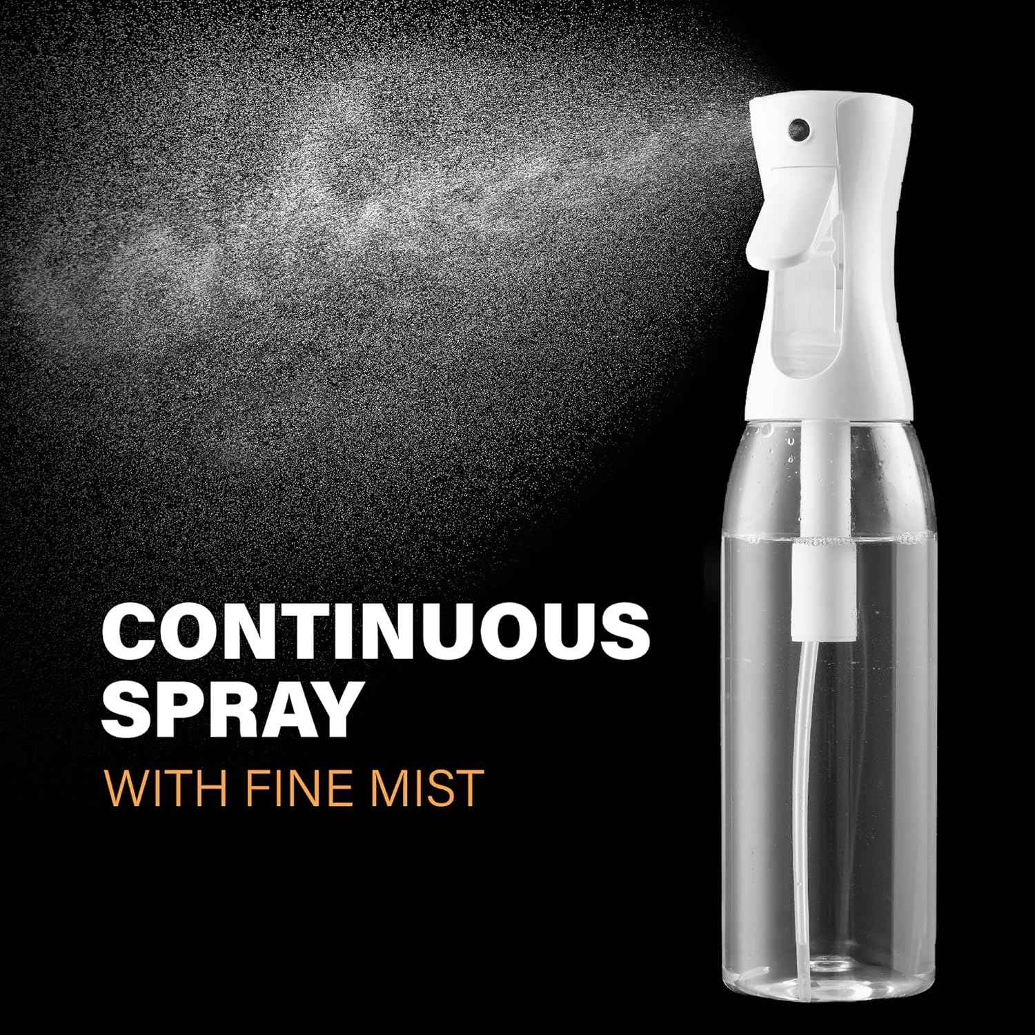 SUPER+ 2 Pack Mist Sprayer – Luxury Housewarming Gift for Women, Salon-Quality Continuous Spray for Hair Styling