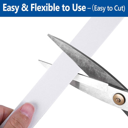 multi-size range: 1/4in to 2in widths, 1/16in to 1in thicknesses, up to 98.4ft lengths