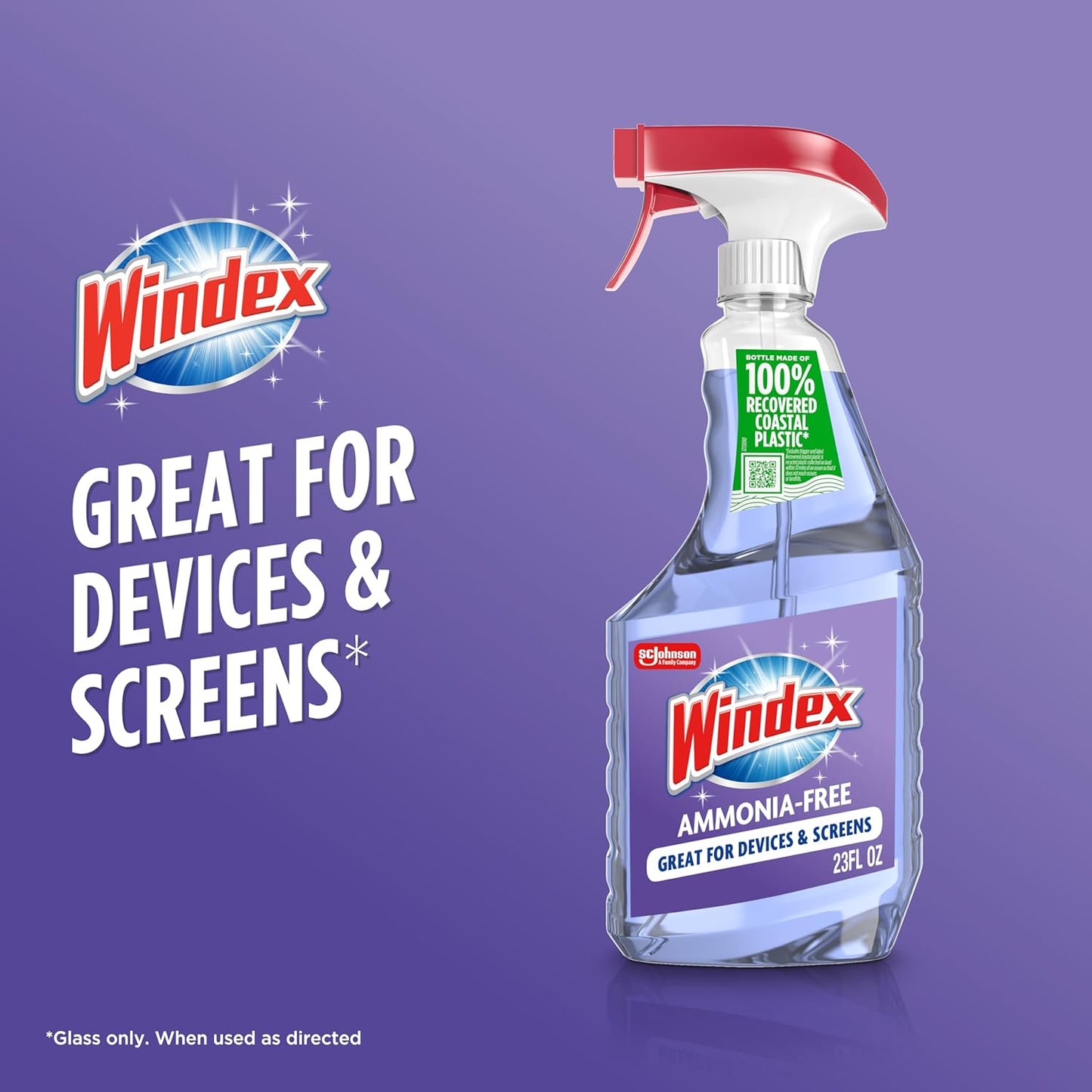 multi-surface compatibility: windows, mirrors, glass stovetops, shower glass, aquarium glass